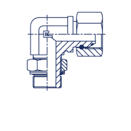 Соединение FRN90 BSP 3/8" BSP 3/8"