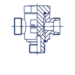 Соединение JTE DS06 М 12х1.5 (корпус)