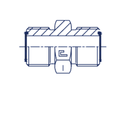 Соединение P D32-D25 ORFS 1.11/16 - ORFS 1.7/16