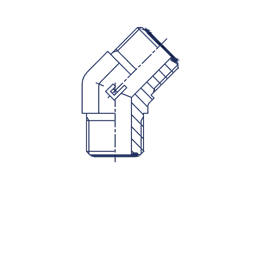 Соединение P45 ORFS 13/16