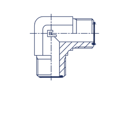 Соединение P90 ORFS 11/16 – 9/16