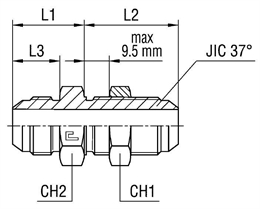 Соединение PD JIC 7/16"