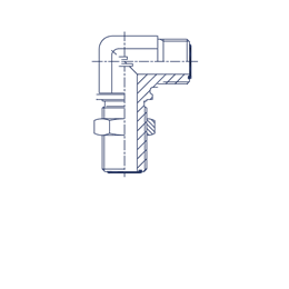 Соединение PD90 D06 ORFS 9/16 переборочное