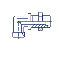 Соединение PD90 DL08 M14х1.5 (корпус)