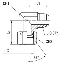 Соединение PN90 JIC 1.5/16"