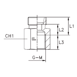 Соединение PS DS38 BSP 1.1/2 (корпус)
