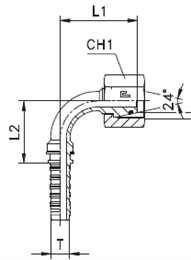 Фитинг DN 25 DKO-S (Г) 36x2 25 (90)  E41