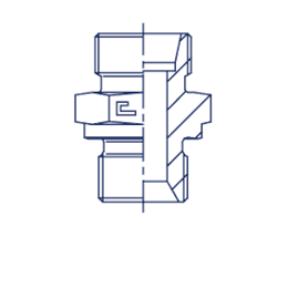 Штуцер FB DS08 BSP 1/4" (корпус)