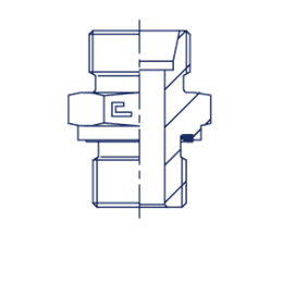 Штуцер FE DL08 BSP 1/8" (корпус)