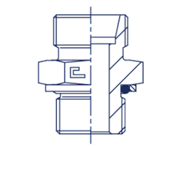 Штуцер FH DL22 BSP 3/4" (корпус)