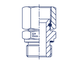 Штуцер FNE JIC 1.5/16" BSP 3/4"