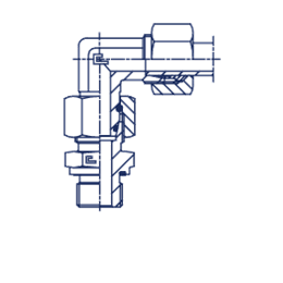 Штуцер FNE90 DS25 BSP1" (корпус)