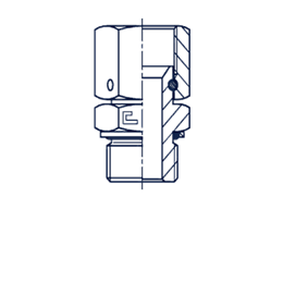 Штуцер FNH JIC7/8" M22x1.5