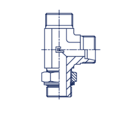 Штуцер FRLA DS06 UNF 7/16" (корпус)