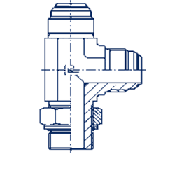Штуцер FRLG JIC 3/4" UNF3/4"