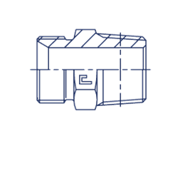 Адаптер-переходник BSP 1-1/4"(Г) на BSPT 1-1/4"(Ш)