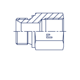 Адаптер-удлинитель BSP 3/4"x3/4" L40