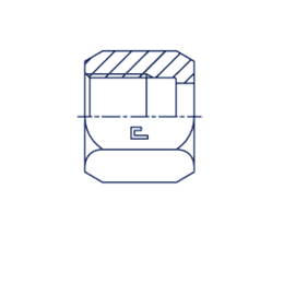 Гайка для фитинга JIC 3/4"