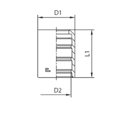 Обжимная муфта для РВД R7 DN16