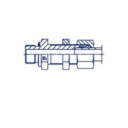 Переборочный штуцер FDE DS16 BSP 1/2" B4 в сборе