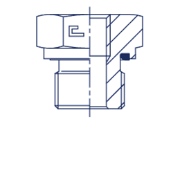 Переходник-бочонок BSP 3/4"(Ш) - 1-1/2"(Г)