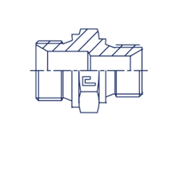 Прямой переходник BSP 1/8"(Ш) - M10x1(Ш)