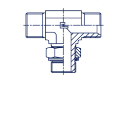 Тройник центральный BSP 1" (Г-Г-Г)