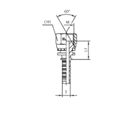 Фитинг DKM прямой DN05 M12x1.5 (Г)