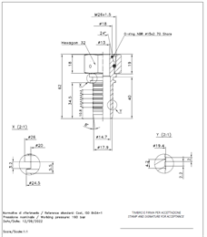 Фитинг DKO-L прямой DN20 M26x1.5 (Г)