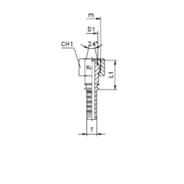 Фитинг DKO-S прямой DN05 M16x1.5 (Г)