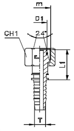 Фитинг DKO-S прямой DN16 M30x2 (Г)