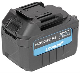 Аккумулятор 21В, 6,0Ач NORDBERG NE9007