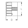 Муфты R3 (без зачистки) BP308 DN=12,5 - фото 120936