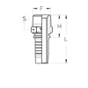 Фитинги BSPT наружная резьба, конус 60° CX0304MGC DN=5 - фото 125510