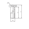 Фитинги для РВД BANJO BOLT метрические 804901 L1:26|L2:21|М:10x1 - фото 125565