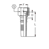 Фитинги РВД JIC Interlock, внутренняя резьба, конус 37°, SAE J516, ISO 12151-5 CH1212FIS DN=19 - фото 126495