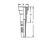 Фланец Interlock SUPERCAT CH1616YPB DN=25 - фото 127881