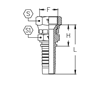 Шестигранная гайка Toyota, BSP резьба, конус 60°, двойная, обжатая CX0404FTC DN=6,3 - фото 128409