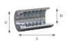 Термопластиковый рукав TransferOil SAH - FERRULE H35/H50 316L, 1/4 FERRULE VHP TP-F 316L - фото 131913