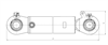 Цилиндр гидравлический специальный усилие толкающее 101 тонн, усилие тянущее 46 тонн, ход штока 800 мм ГЦ35.190.140-800 - фото 39118