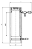 Цилиндр силовой грузоподъемность 250 тонн, ход штока 160 мм ЦС250Г160 - фото 91713