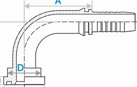 Фитинг DN 16 SF Komatsu 3000 34