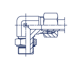 Штуцер FRG90 DL42 BSP 1.1/2" (в сборе)