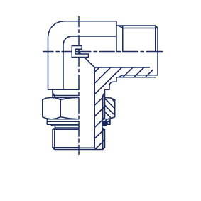 Штуцер FRG90 BSP 1.1/2" BSP 1.1/2"
