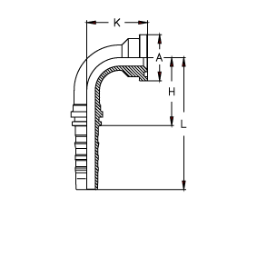 Фитинг DN 20 SFS 1 47.6 (90) CS