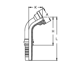 Фитинг DN 12 SFL 3/4 38.1 (60)