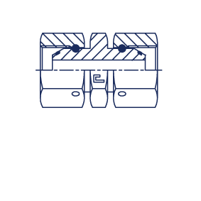 Крестовина гидравлическая BSP 1-1/2" (Г) арт. 301809